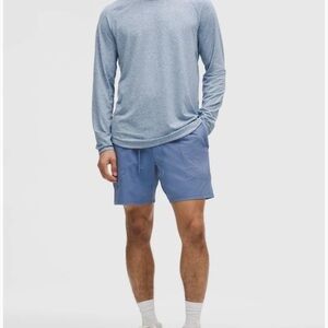 Lululemon License to Train  Men's Blue Athletic Shorts Large Black